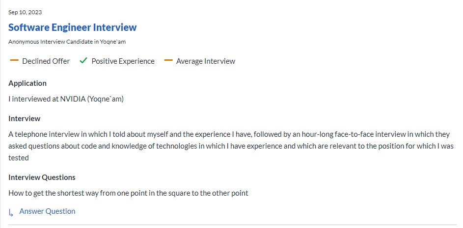 Software Engineer Interview