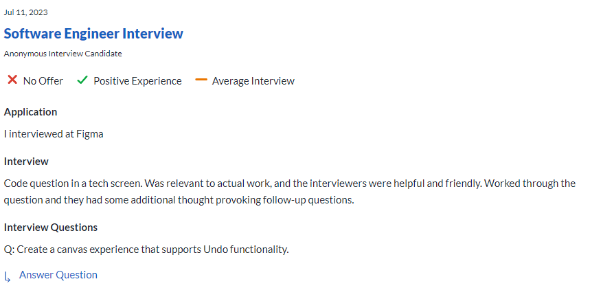Software engineer interview