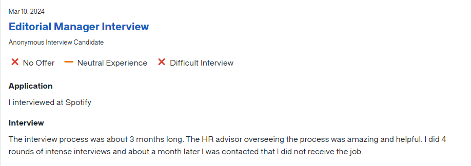 Editorial Manager Interview